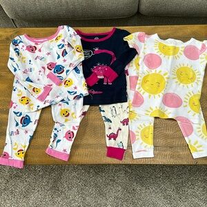 Toddler/Baby Girls Pajama Bundle